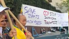 Tibetan Activists Protest Outside UN Headquarters Demanding Independence From China