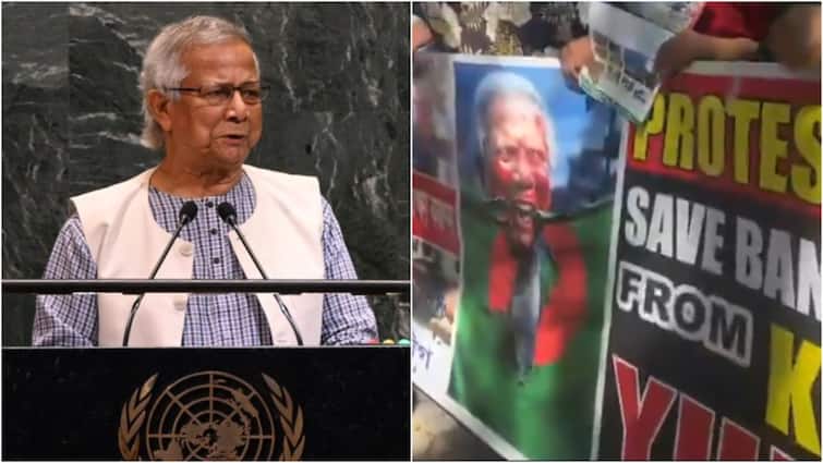 <div>'Go Back To Pakistan': Bangladeshi Diaspora Protests Against Yunus Outside UN HQ — WATCH</div>