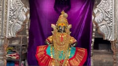 रुक्मिणी मातेला महालक्ष्मीचे वैभवपूर्ण रूप, नवरात्रच्या सातव्या माळेला विठुरायाही सजला अनोख्या मौल्यवान अलंकारात