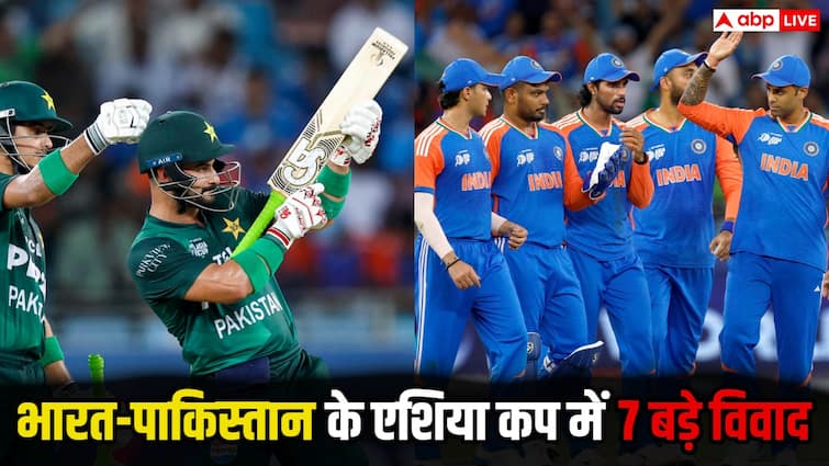 Asia Cup 2025: हाथ मिलाने से इंकार, फोटो शूट ड्रामा, स्लेजिंग, प्रेस कॉन्फ्रेंस रद्द…जानिए एशिया कप में भारत-पाक के बीच हुए 7 बड़े विवादों के बारे में