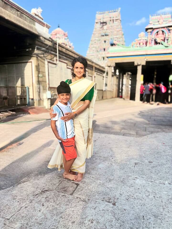 In the viral photos, his son Nihal was also seen with Gul Panag. The actress often shares pictures with her son with fans. Which people like a lot. But there was also a time when the actress had hidden Nihal from the world for 6 months.