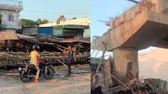 बिहार के नालंदा में नवनिर्मित आरओबी का स्ट्रक्चर ढहा, कई मजदूर घायल, 2 की हालत गंभीर