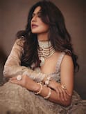 Chitrangda Singh Exudes Royal Elegance In A Stunning Champagne Lehenga; PICS