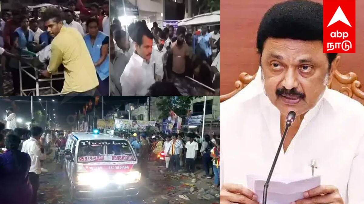 சோகத்தில் தமிழகம்! விஜய் பரப்புரையில் 36 பேர் மரணம்! இரவே கரூர் செல்லும் முதலமைச்சர் ஸ்டாலின்...