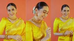 51 की करिश्मा का वीडियो देख फैंस बोले- 'आप 25 साल की लगती हैं', रॉयल अंदाज में लगीं हुस्न परी