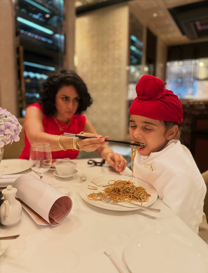 Gul Panag often shares her pictures and videos on social media with her son Nihal. All are crazy about Nihal's cuteness.