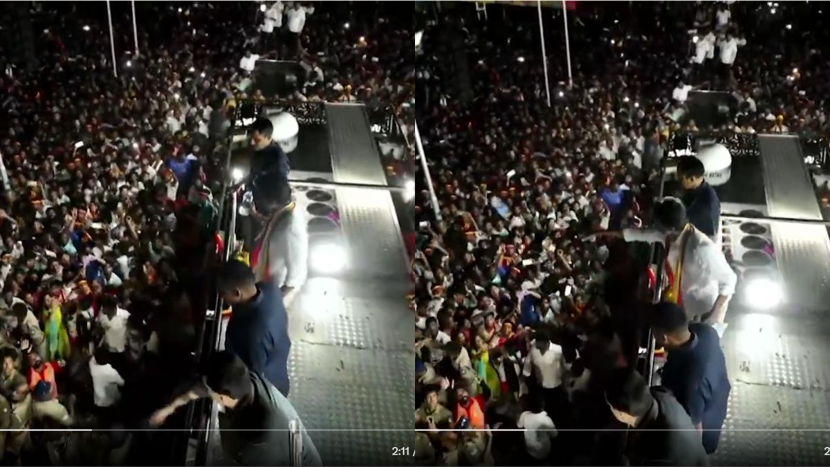 Karur Stampede: விஜய் தண்ணீர் பாட்டில் வீசியது சரியா? முண்டியடித்த தவெக தொண்டர்கள் -
