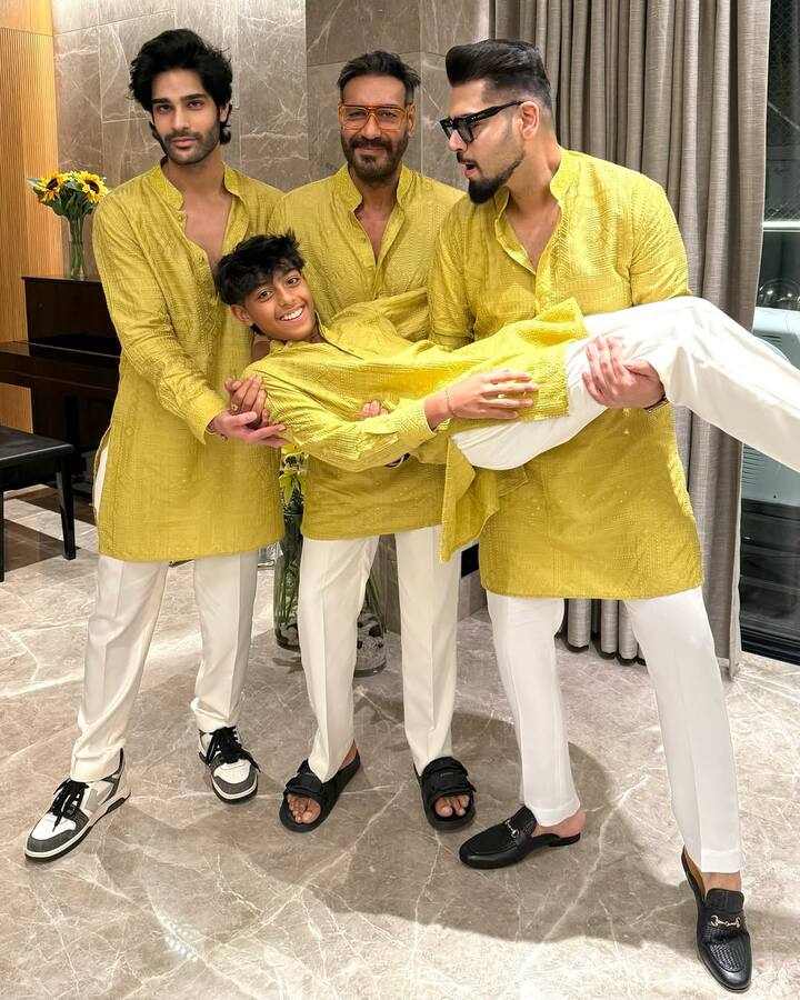 This is the reason that Danish is seen having a lot of fun with Ajay Devgan and his children.