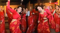 लाल साड़ी पहन भाभी नाची ऐसी, जैसे चढ़ी दारू देसी... वीडियो देखकर मदहोश हो गए यूजर्स