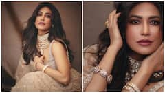 Chitrangda Singh Exudes Royal Elegance In A Stunning Champagne Lehenga; PICS