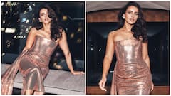 Triptii Dimri Serves Glam Goals In Sequined Rose-Gold Dress; See PICS