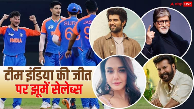 अमिताभ बच्चन से ममूटी तक, भारत की जीत पर झूमे बॉलीवुड से साउथ तक के सितारे