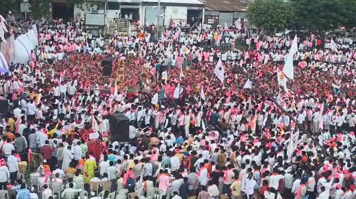 एक भाषा एक वेशभूषा अन् 22 प्रांतातलं वास्तव्य ही वैशिष्ट असणारा बंजारा समाज आज नांदेडच्या रस्त्यांवर उतरला.