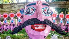 दशहरा पर अलीगढ़ में दिखेगा अनोखा रावण, जलने पर हंसेगा दशानन का पुतला