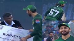 भारताने तिसऱ्यांदा धूळ चारली तरी पाकड्यांचा माज कायम, पाकिस्तानच्या कर्णधाराने सर्वांदेखत काय केलं? पाहा VIDEO