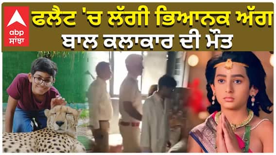 Veer Sharma Child Actor Died| ਫਲੈਟ 'ਚ ਲੱਗੀ ਭਿਆਨਕ ਅੱਗ, ਬਾਲ ਕਲਾਕਾਰ ਦੀ ਮੌਤ