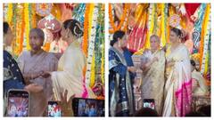 Jaya Bachchan And Kajol Share Warm Hug At Durga Puja Pandal. Video