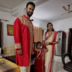 बेटी और एक्स पति राजीव सेन संग दुर्गा पूजा में शामिल हुईं चारू असोपा, फैंस बोले- 'अब अलग मत होना'