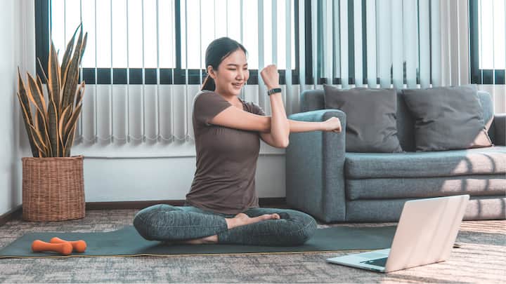 Move your body every day: Exercise doesn’t mean the gym. Dancing to a song, walking your dog, stretching in the living room, or doing a bit of yoga counts. Moving daily strengthens your heart, keeps your weight in check, and reduces the risk of problems like high blood pressure. (Image Source: Canva)