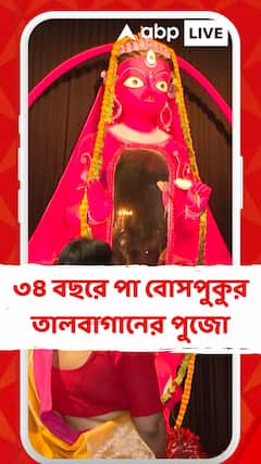 ৩৪ বছরে পা বোসপুকুর তালবাগানের পুজো, এবারের থিম 'পরিত্রাণ'