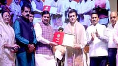 एमपी: सिंगर सोनू निगम को मिला राष्ट्रीय लता मंगेशकर सम्मान, CM मोहन यादव ने किया सम्मानित