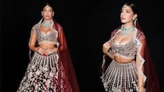 मैरून लंहगे में दुल्हन सी सजीं नोरा फतेही, कातिल अदाओं ने चुराया फैंस का दिल, फैंस बोले - ‘इतनी सुंदर क्यों हो..’