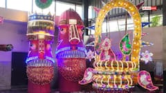 मथुरा के मुस्लिम कारीगर बनाते हैं जयपुर का 105 फिट ऊंचा रावण, दशहरे के दिन होता है सम्मान