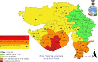 Gujarat Rain: પોરબંદર, જૂનાગઢ, ગીર સોમનાથ અને દીવમાં રેડ એલર્ટ, અત્યંત ભારે વરસાદની આગાહી