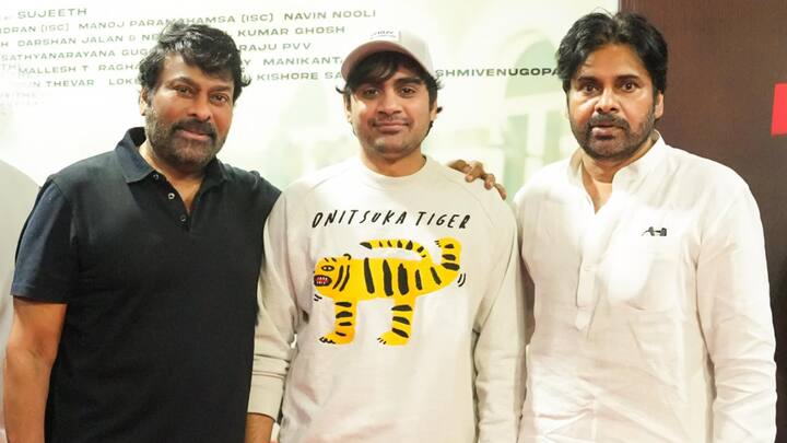 Mega Family At OG Movie Special Show: తమ్ముడు పవర్ స్టార్ పవన్ కళ్యాణ్ హీరోగా నటించిన 'ఓజీ' సినిమాను మెగాస్టార్ చిరంజీవి, మెగా ఫ్యామిలీ చూశారు. ఆ తర్వాత సక్సెస్ సంబరాల్లో పాల్గొన్నారు. 