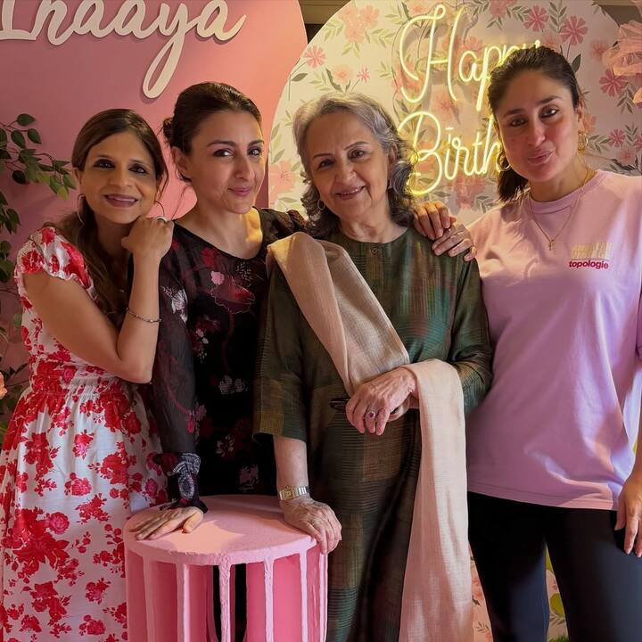 इनाया का बर्थडे बार्बी थीम पर सेलिब्रेट किया गया. जिसमें उनका मामी यानि एक्ट्रेस करीना कपूर भी शामिल हुई.