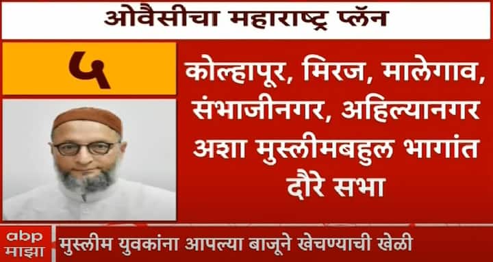 5. कोल्हापूर, मिरज, मालेगाव,संभाजीनगर,अहिल्यानगर अशा मुस्लिम बहुल भागांत दौरे सभा