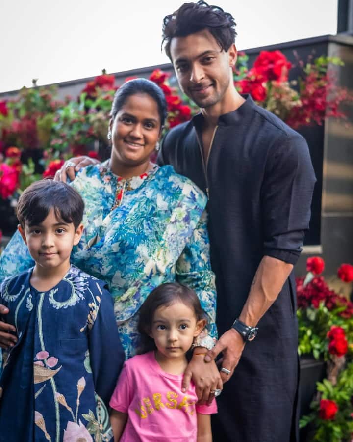 They have a son Ahil and a daughter verse.