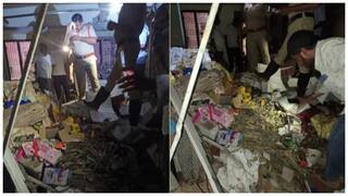 Konaseema News:కోనసీమలో విషాదం: కిరాణా కొట్టులో పేలుడు, భార్యాభర్తలు మృతి, దీపావళి బాణాసంచా కారణం?