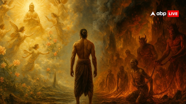 हिंदू धर्म में नर्क और स्वर्ग का जिक्र है. अच्छे कर्म करने वाले व्यक्ति को स्वर्ग की प्राप्ति होती है, वही बुरे कार्य करने वाले व्यक्ति को नर्क जाना पड़ता है. गरुड़ पुराण के अनुसार जिस भी इंसान के अंदर ये 6 लक्षण दिखाई दे, उनका नर्क जाना तय है. आइए जानते हैं इसके बारे में.