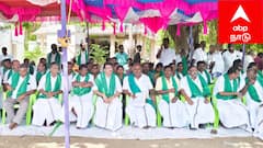 மதுரை: பட்டாசு ஆலை அனுமதிக்கு விவசாயிகளின் எதிர்ப்பு.. பச்சை துண்டுடன் ஆர்.பி.உதயகுமார் தர்ணா