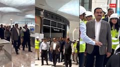 नवी मुंबई इंटरनेशनल एयरपोर्ट का गौतम अडानी का दौरा, बोले- इसे हजारों दिलों व हाथों ने बनाया