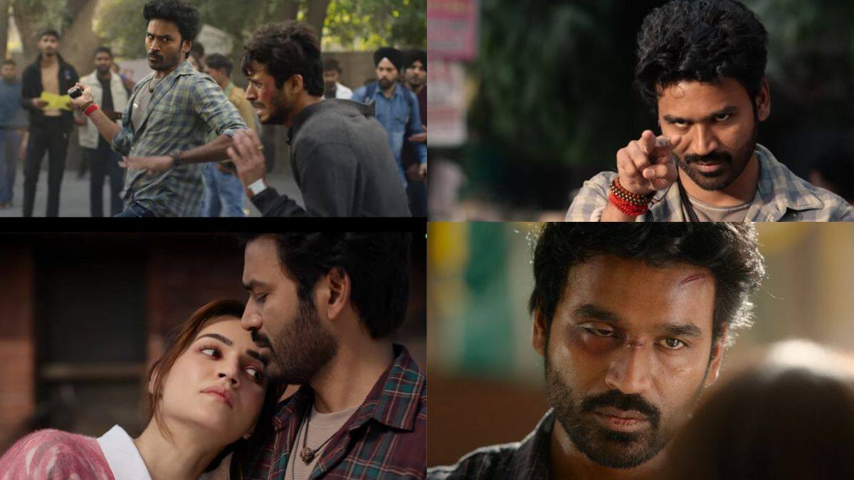 தனுஷ் இந்தியில் நடித்துள்ள 'தேரே இஷ்க் மே' படத்தின் டீசர் வெளியானது