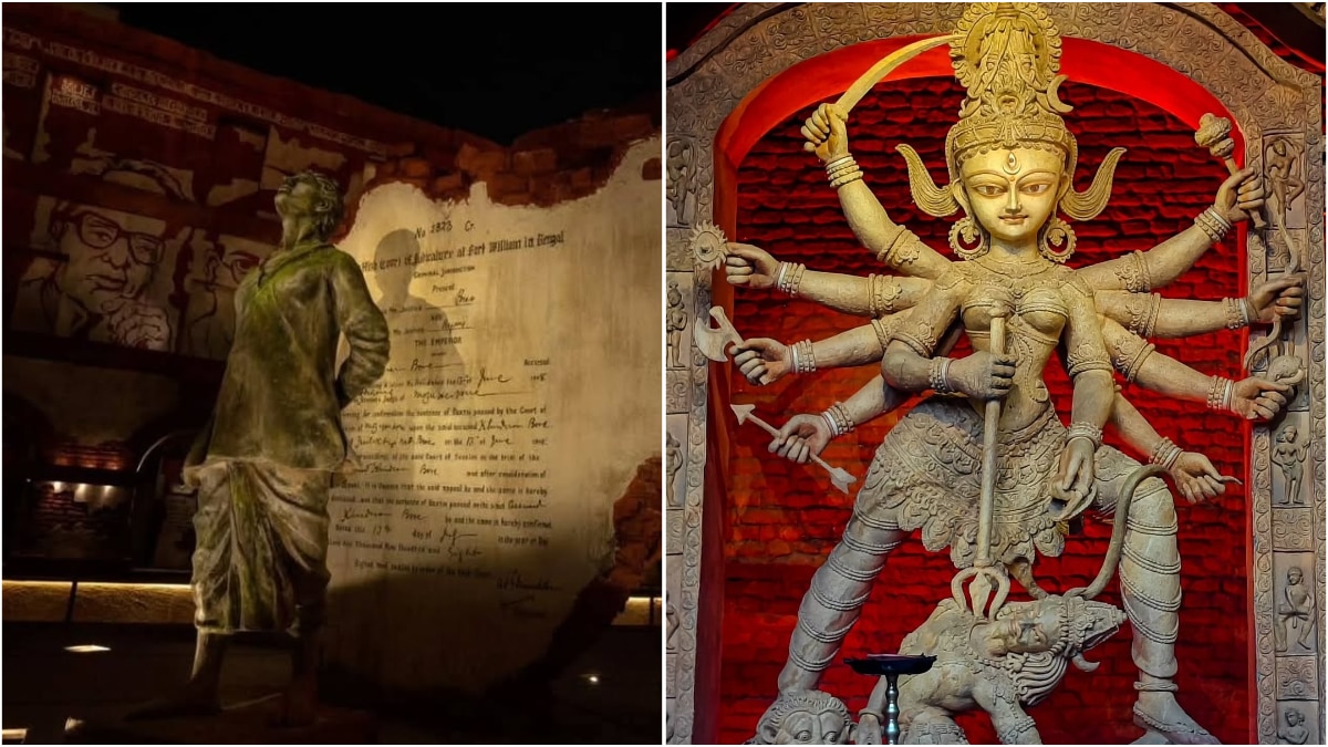 Suruchi Sangha’s Pandal In Kolkata Celebrates Sacrifice, Honours Bengal’s Freedom Fighters: WATCH