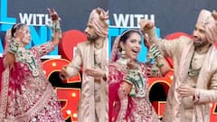 Avika Gor & Milind Chandwani Groove To Dhol Beats Post-Wedding, Distribute Sweets To Paps | Watch