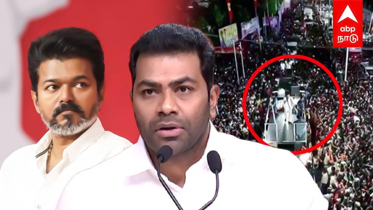 Aadhav Arjuna : நேற்று சர்ச்சை கருத்து.. இன்று ஆதவ் அர்ஜூனா டெல்லி பயணம்... பாஜகவிடம் சரண்டர் ஆகிறதா தவெக?