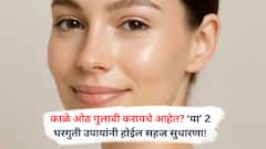 Homemade Remedies for Pink lips : काळे ओठ गुलाबी करायचे आहेत? या 2 घरगुती उपायांनी होईल सहज सुधारणा!