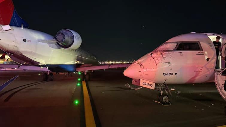 Two Delta Jets Collide At New York’s LaGuardia Airport, Wing Detaches During Taxiing
