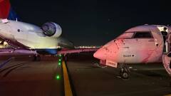 Two Delta Jets Collide At New York’s LaGuardia Airport, Wing Detaches During Taxiing | WATCH