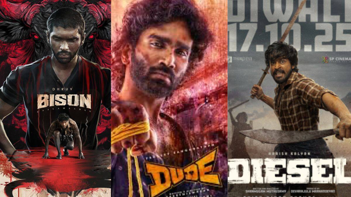 டூட் முதல் பைசன் வரை...இந்த தீபாவளிக்கு வெளியாகும் இளம் நடிகர்களின் படங்கள்...