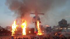 जोधपुर में दशहरा महोत्सव की धूम, रिमोट से हुआ 70 फीट ऊंचे रावण का दहन