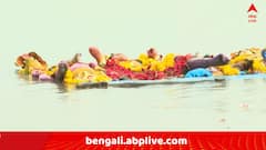 দমকা হাওয়া ও ভারী বৃষ্টি শুরু, প্রতিমা নিরঞ্জনের জন্য প্রশাসনের কড়া নজরদারি  দক্ষিণ ২৪ পরগনায়