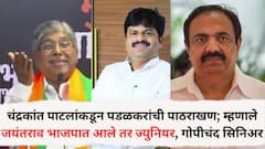 चंद्रकांत पाटलांनी केली पडळकरांची पाठराखण; म्हणाले जयंत पाटील भाजपात आले तर ज्युनियर, गोपीचंद सिनिअर, मागे बसून....