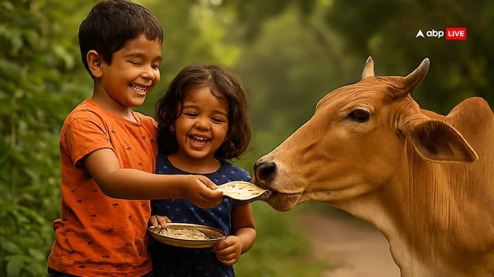 भूत यज्ञ के अंतर्गत हिंदू धर्म में गाय को पहली रोटी देना का काफी महत्व बताया गया है. सबसे पहले गाय को मां का दर्जा प्राप्त है. गाय को भोजन कराने से सभी तरह के कष्टों का निवारण होता है.