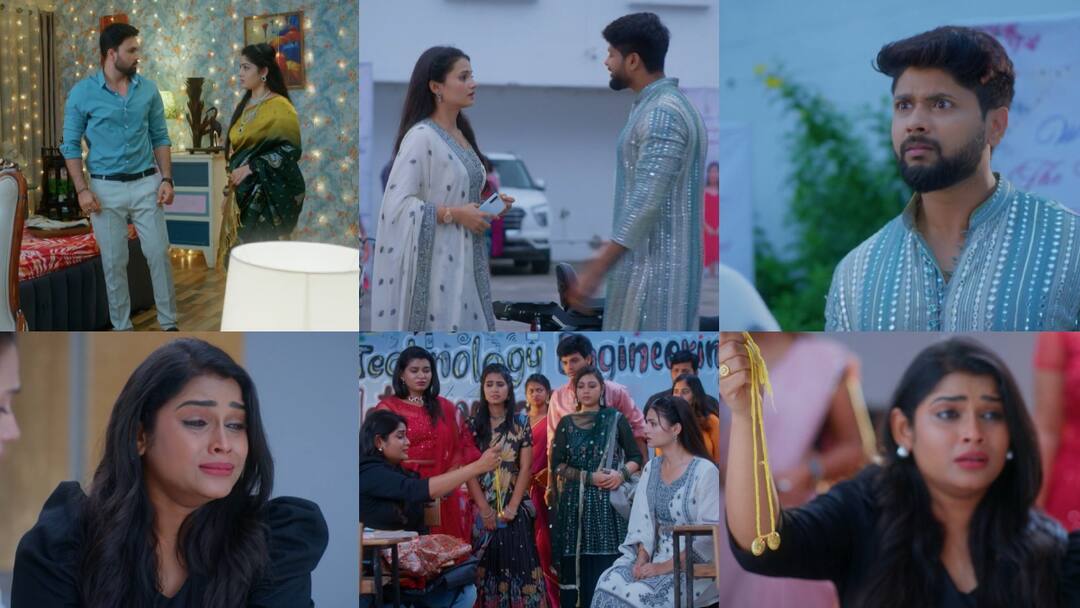 Chinni Serial Today October 2nd: చిన్ని సీరియల్: లోహిత, వరుణ్ల ప్రేమ విషయం తెలిసి మధు, మహి ఏం చేస్తారు? గుడిలో పెళ్లి చేస్తారా! chinni serial October 2nd episode written update in telugu Chinni Serial Today October 2nd: చిన్ని సీరియల్: లోహిత, వరుణ్ల ప్రేమ విషయం తెలిసి మధు, మహి ఏం చేస్తారు? గుడిలో పెళ్లి చేస్తారా!