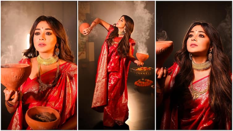 लाल साड़ी पहन बंगाली बाला बनीं उतरन की इच्छा, फोटोज देख फैंस हुए खूबसूरती के कायल